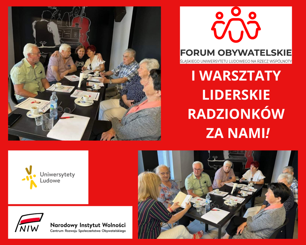 Za nami pierwsze w tym roku warsztaty liderskie w Radzionkowie w ramach projektu „Forum obywatelskie Śląskiego Uniwersytetu Ludowego na rzecz wspólnoty”