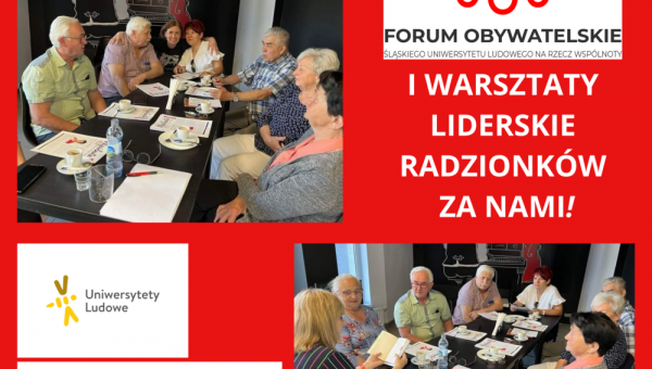 Za nami pierwsze w tym roku warsztaty liderskie w Radzionkowie w ramach projektu „Forum obywatelskie Śląskiego Uniwersytetu Ludowego na rzecz wspólnoty”